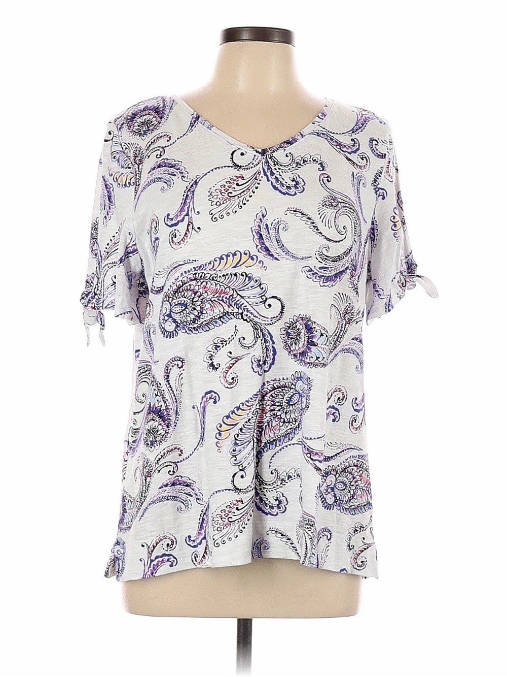 Chico's Size Lg 2 (about US 14) Short sleeve top